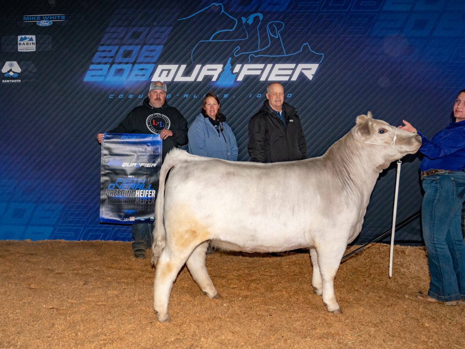 Pearl — champion show heifer and donor female at RK Livestock